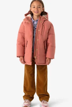 Roze technische parka jas