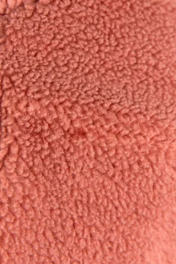 Roze teddy pilotenmuts