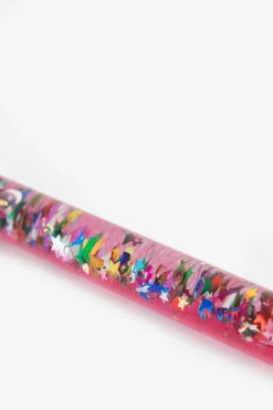 Roze toverstaf met sterrenstof