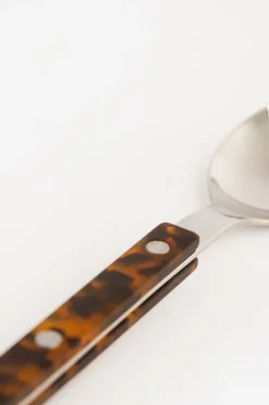 Sabre theelepel met tortoise print