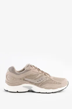 Saucony lichtbruine sneakers