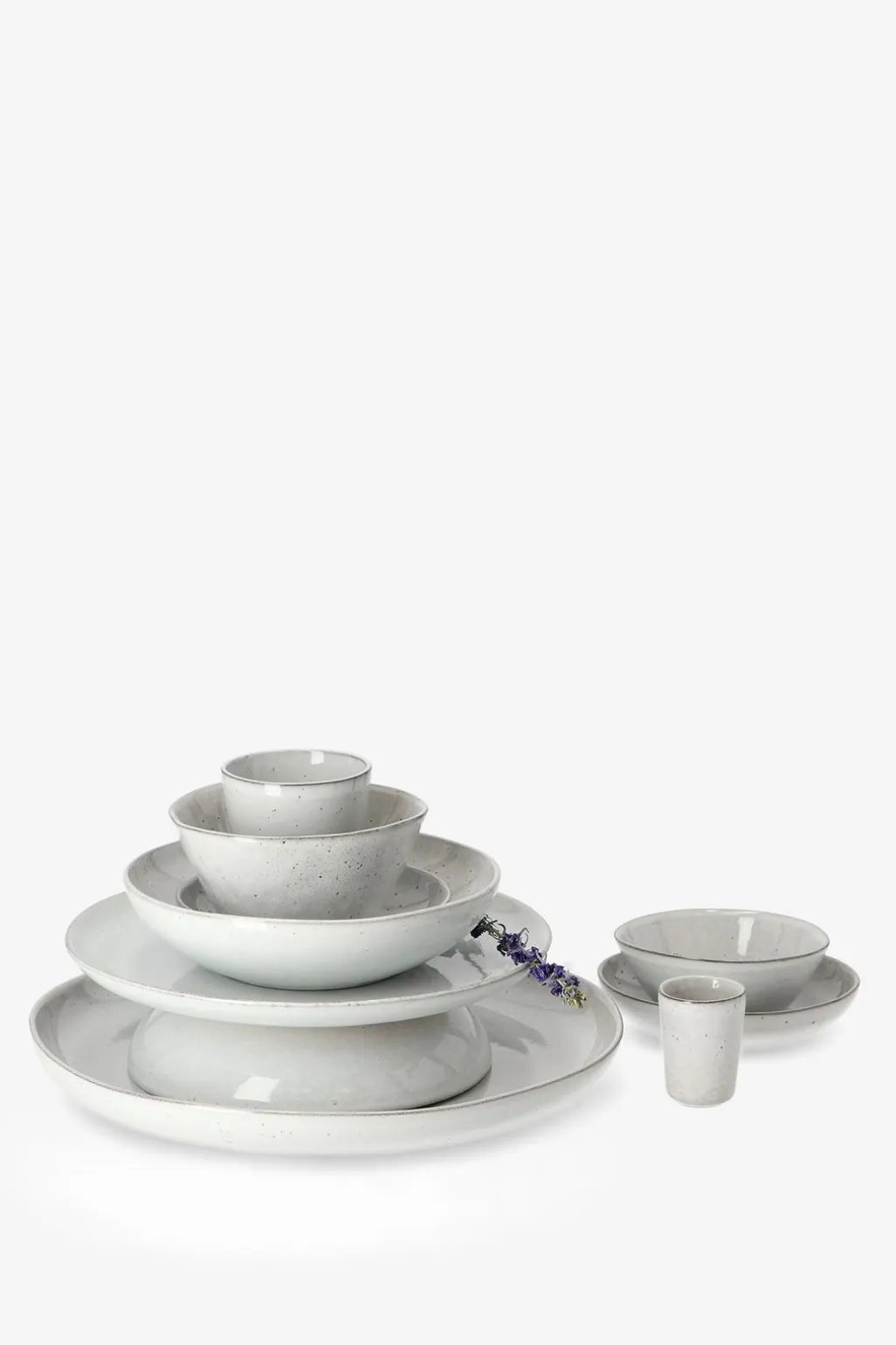 Serveerschaal grey glaze