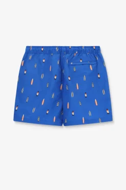 Shiwi blauwe zwembroek met surfbord print