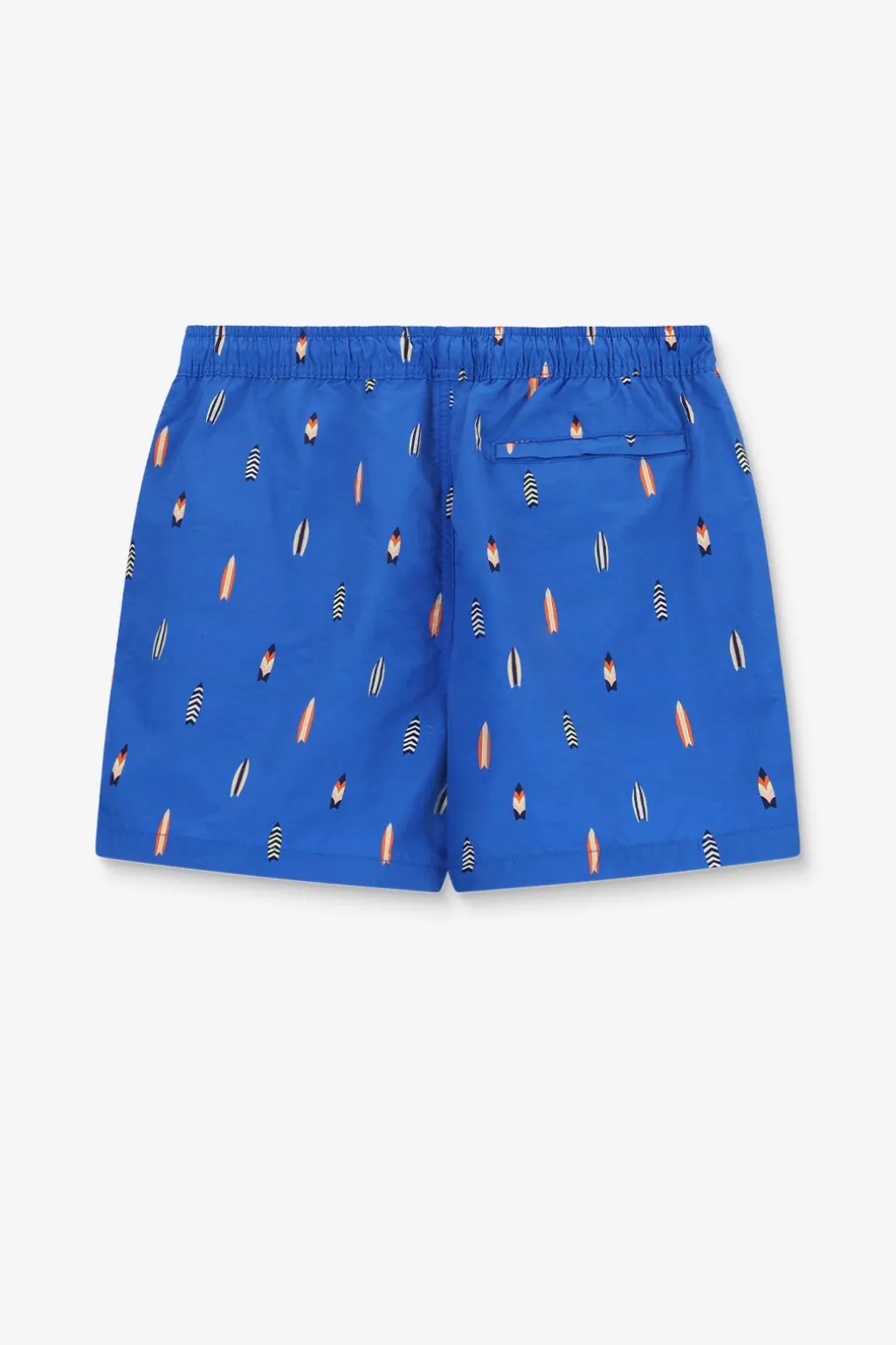 Shiwi blauwe zwembroek met surfbord print