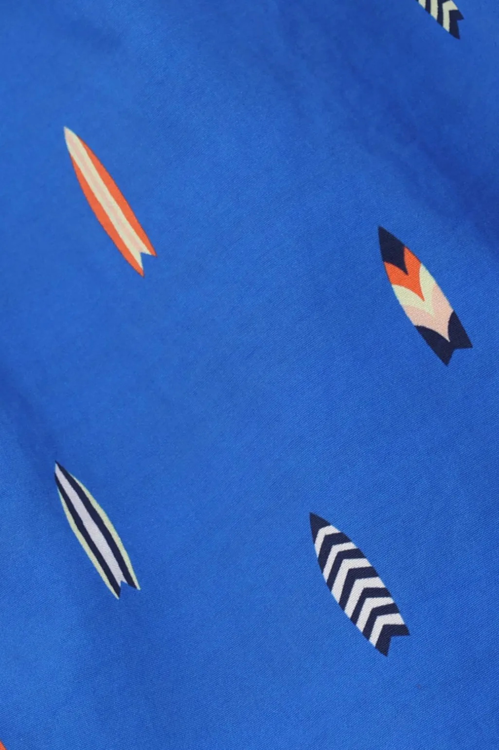 Shiwi blauwe zwembroek met surfbord print