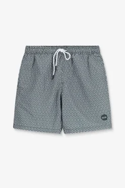 Shiwi donkergroene zwembroek met geometrische print