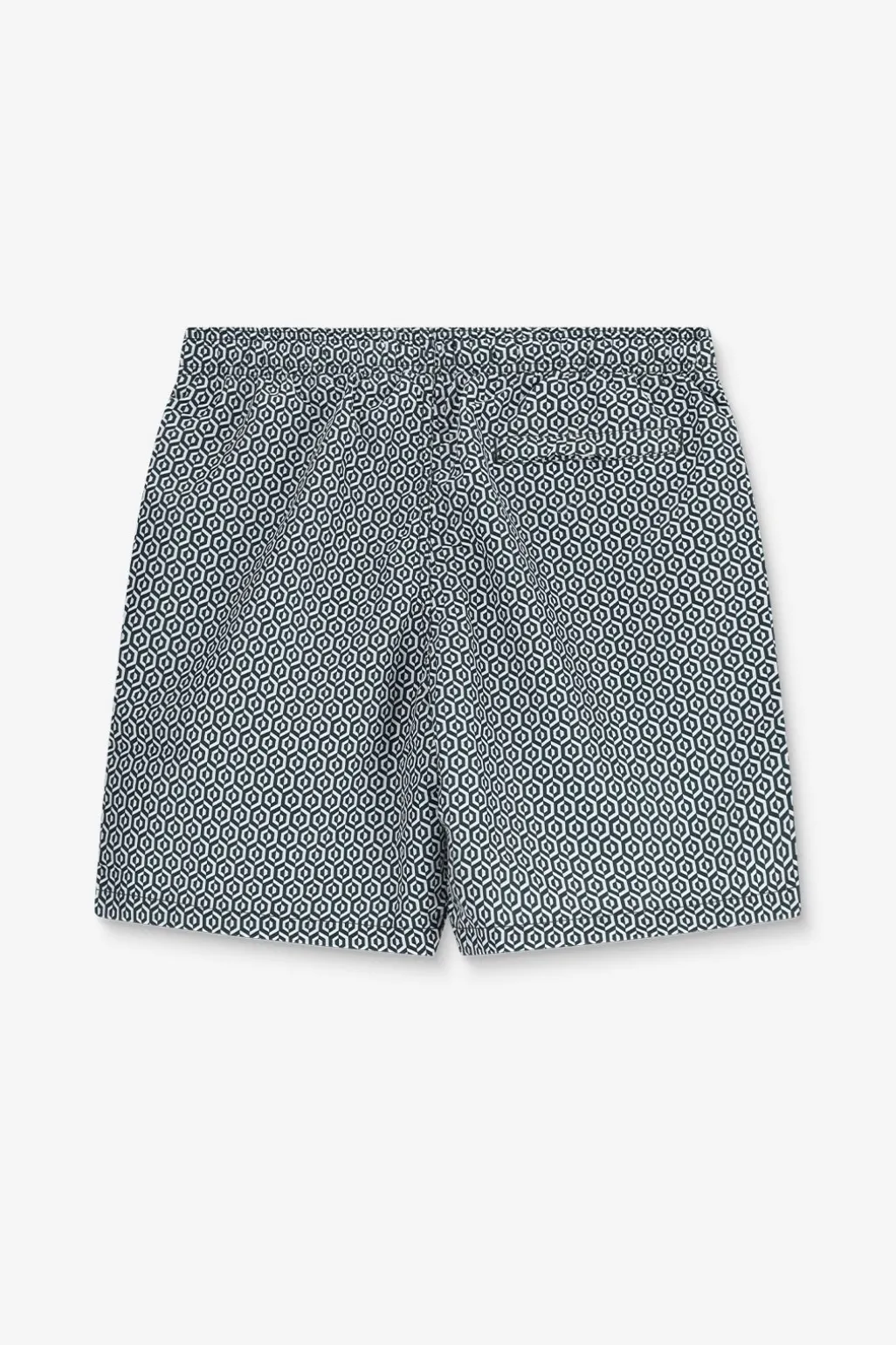 Shiwi donkergroene zwembroek met geometrische print