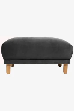Sir velvet hocker mid grey