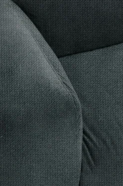 Sir velvet 4-zits bank grijs blauw