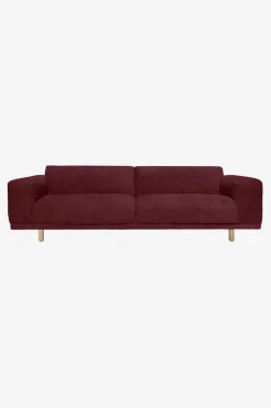 Sir velvet 4-zits bank wine red