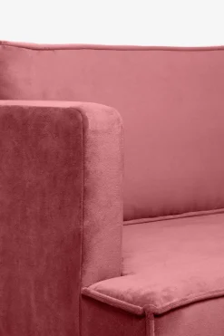 The Duchess velvet bank 2,5-zits pink