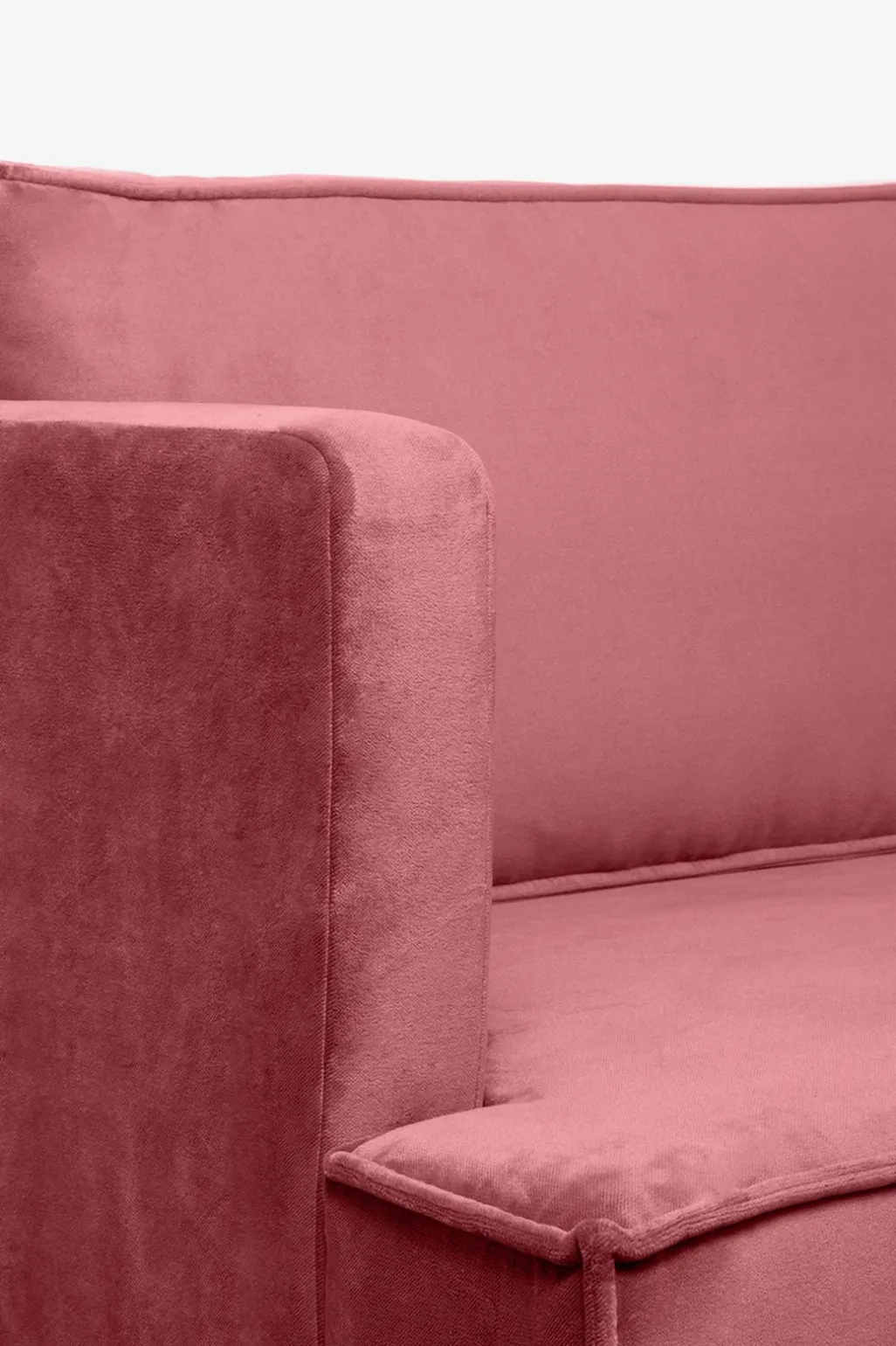 The Duchess velvet bank 2,5-zits pink