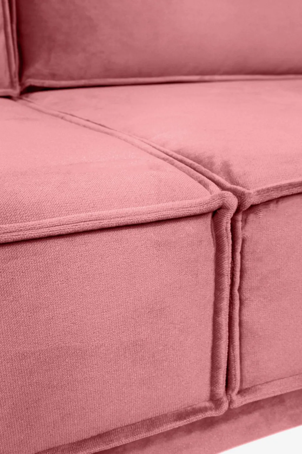 The Duchess velvet bank 2,5-zits pink