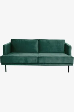 The Duchess velvet bank 2,5-zits groen