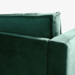 The Duchess velvet bank 2,5-zits groen