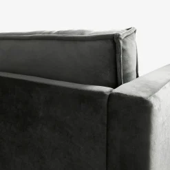 The Duchess velvet bank 2,5-zits antraciet