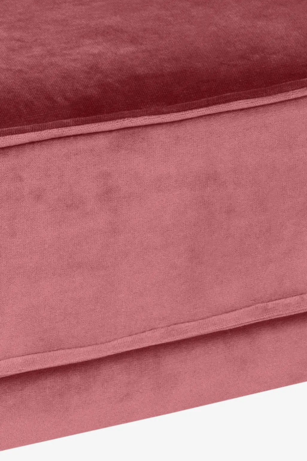 The Duchess velvet hocker pink