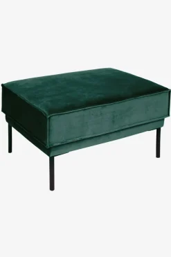 The Duchess velvet hocker groen