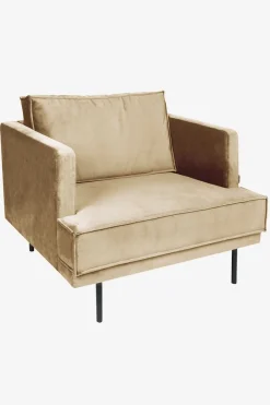 The Duchess velvet loveseat sand