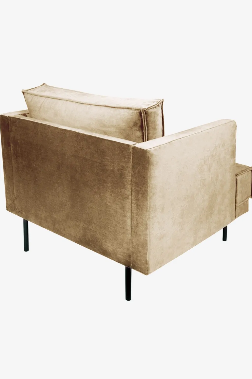 The Duchess velvet loveseat sand
