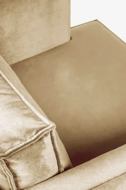 The Duchess velvet loveseat sand