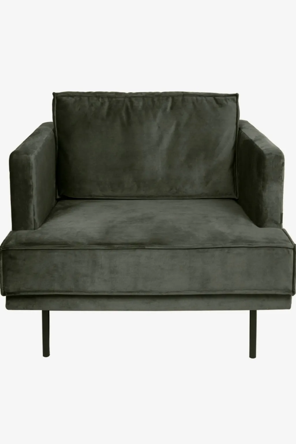 The Duchess velvet loveseat donkergroen