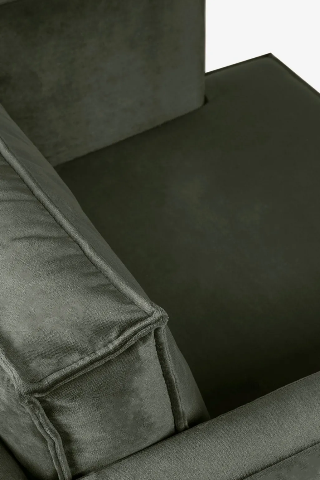 The Duchess velvet loveseat donkergroen