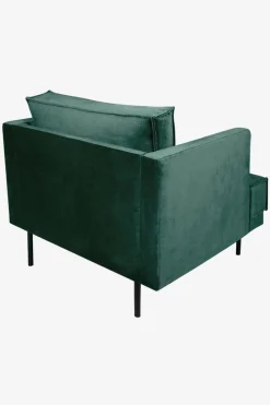 The Duchess velvet loveseat groen