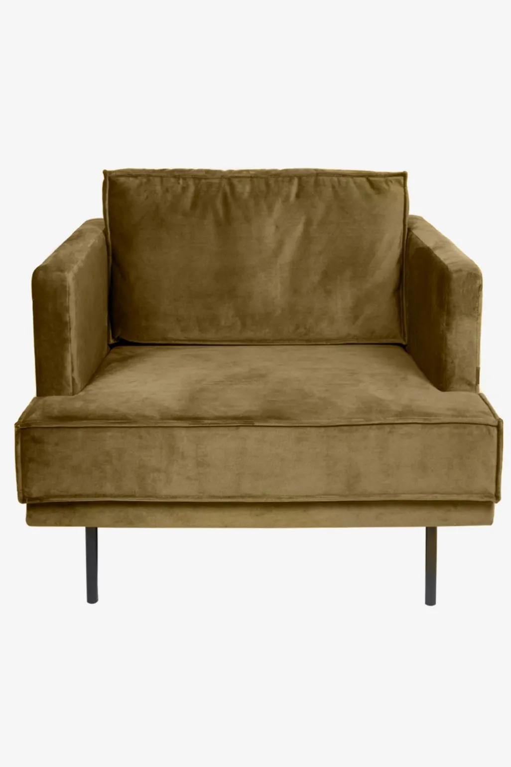 The Duchess velvet loveseat brons