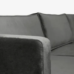 The Duchess velvet 3,5-zits bank antraciet