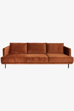 The Duchess velvet 3,5-zits bank roest