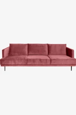 The Duchess velvet 3,5-zits bank pink