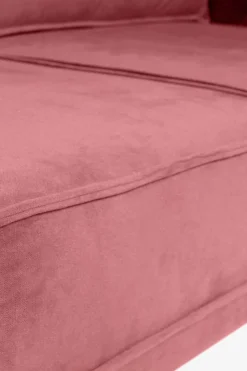 The Duchess velvet 3,5-zits bank pink