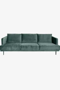 The Duchess velvet 3,5-zits bank grijs blauw