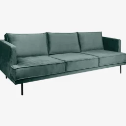 The Duchess velvet 3,5-zits bank grijs blauw