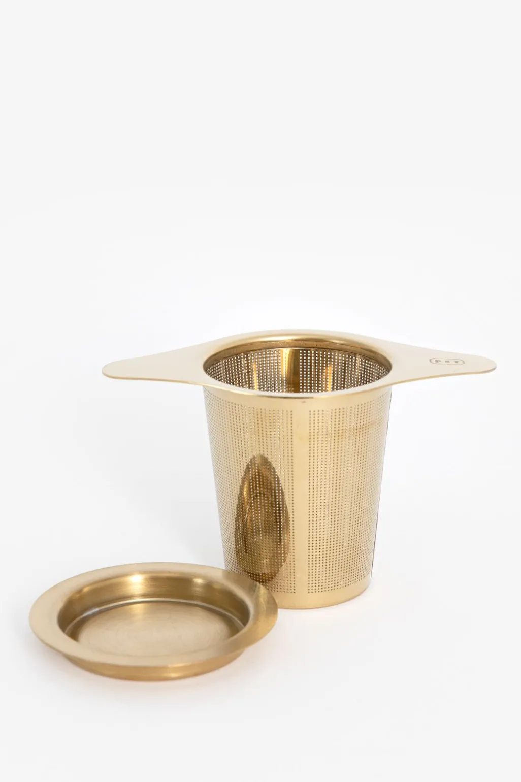 Thee infuser goudkleurig