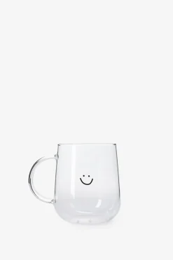 Theeglas met smiley