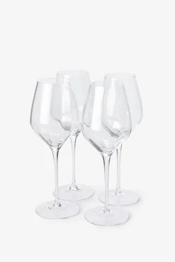Transparant wijnglas