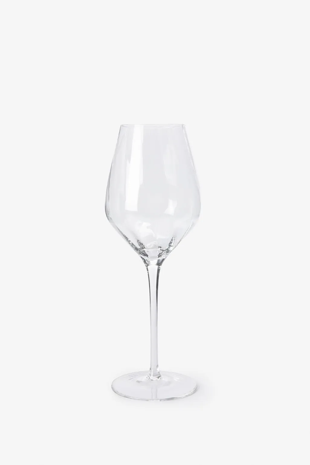 Transparant wijnglas