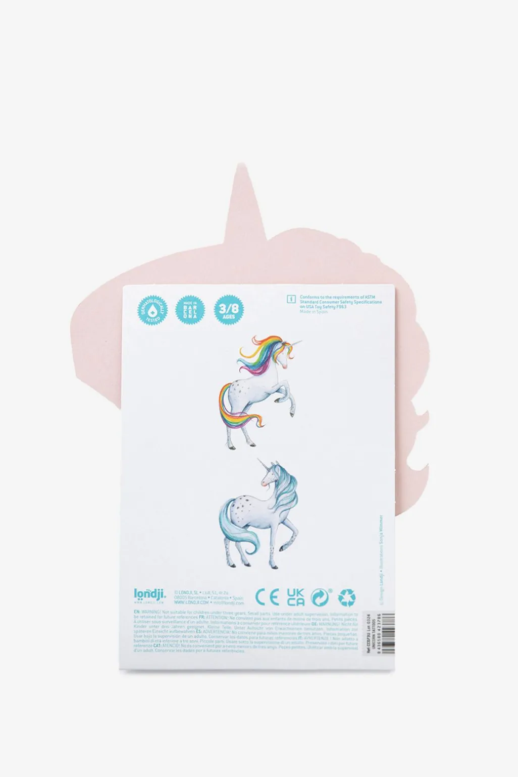 Unicorn tattoos 10 stuks groot