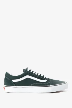 Vans Old Skool lage donkergroene sneakers