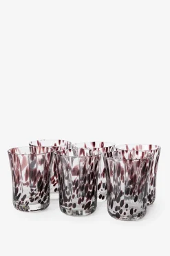 Waterglazen met leopard print