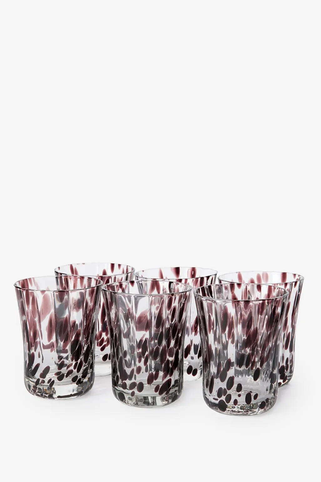 Waterglazen met leopard print