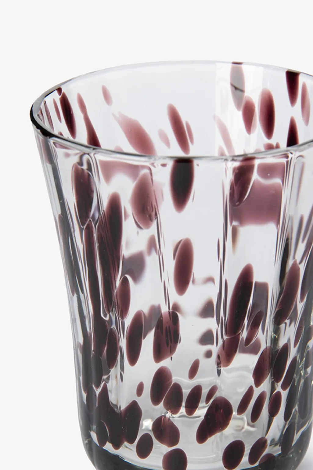 Waterglazen met leopard print