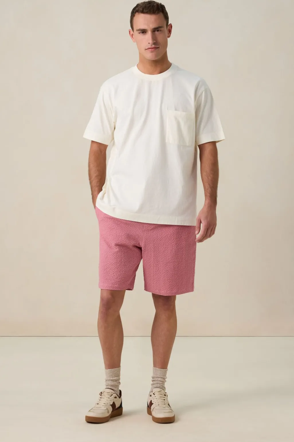 Wit boxy T-shirt