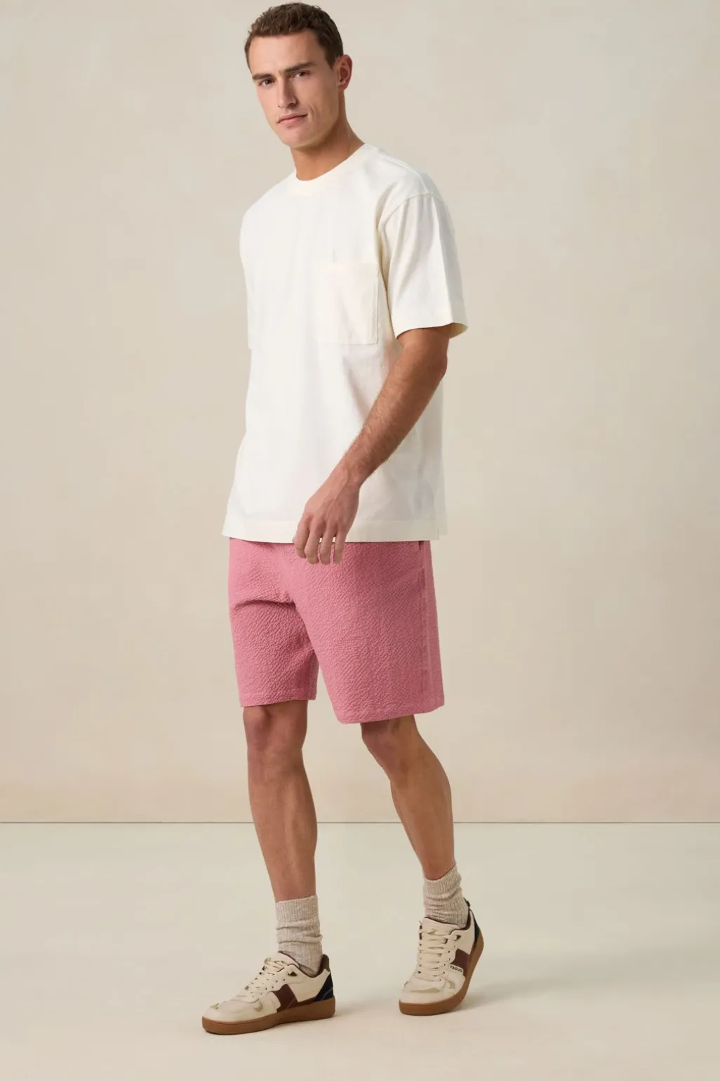 Wit boxy T-shirt