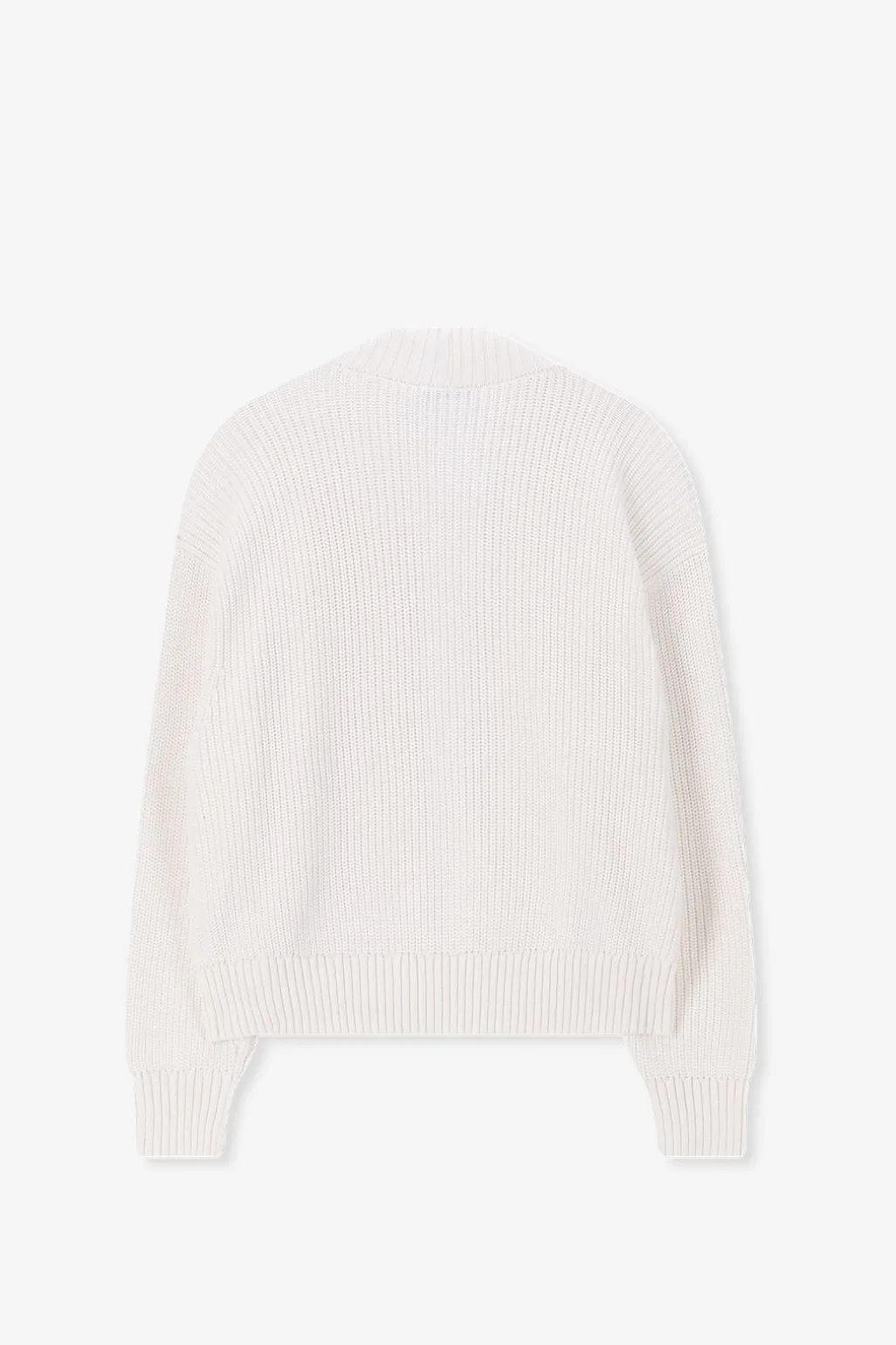 Wit gebreid vest