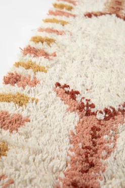 Wit kleed met honey comb print