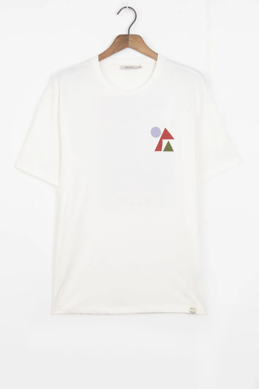 Wit T-shirt met artwork