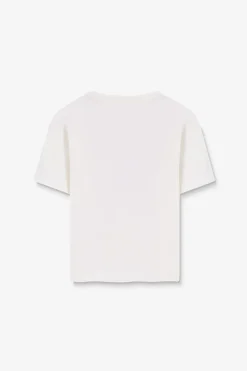 Wit T-shirt met artwork